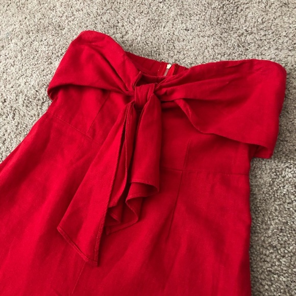 Gypsies & Moonlight Jumpsuit Womens Size 7 Red Strapless Cropped - Picture 4 of 14